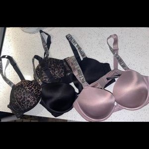 VICTORIA SECRET BLING BRA! You get all 3!